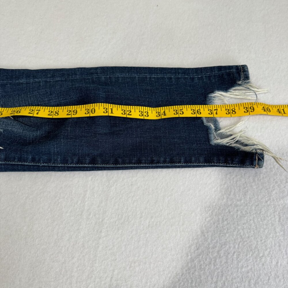L' AGENCE High Rise Skinny Vintage Destruct Jeans Sz. 26 - Picture 8 of 10
